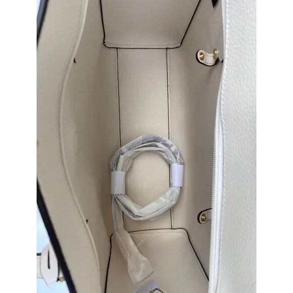 Michael Kors tote maisie 3 in 1 large bag clutch & crossbody light cream multi